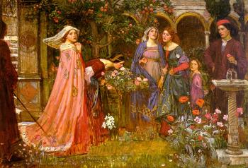 John William Waterhouse : The Enchanted Garden II